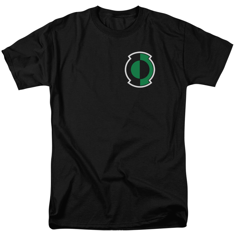 Green Lantern - Kyle Logo - Short Sleeve Adult 18/1 - Black T-shirt