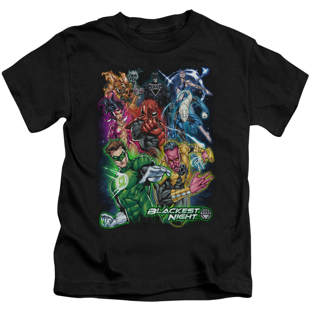 GREEN LANTERN BLACKEST GROUP - S/S JUVENILE 18/1 - BLACK - T-Shirt