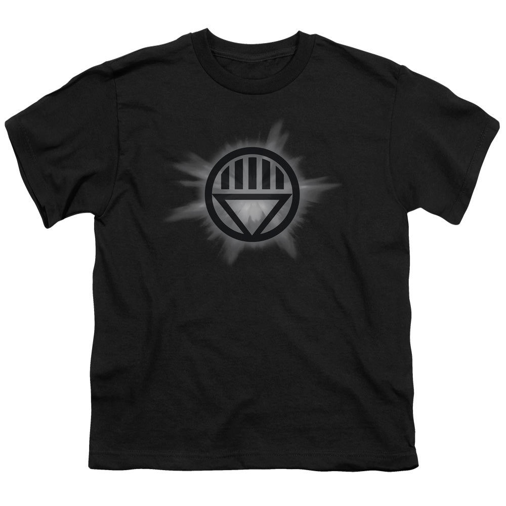 Green Lantern - Black Glow - Short Sleeve Youth 18/1 - Black T-shirt
