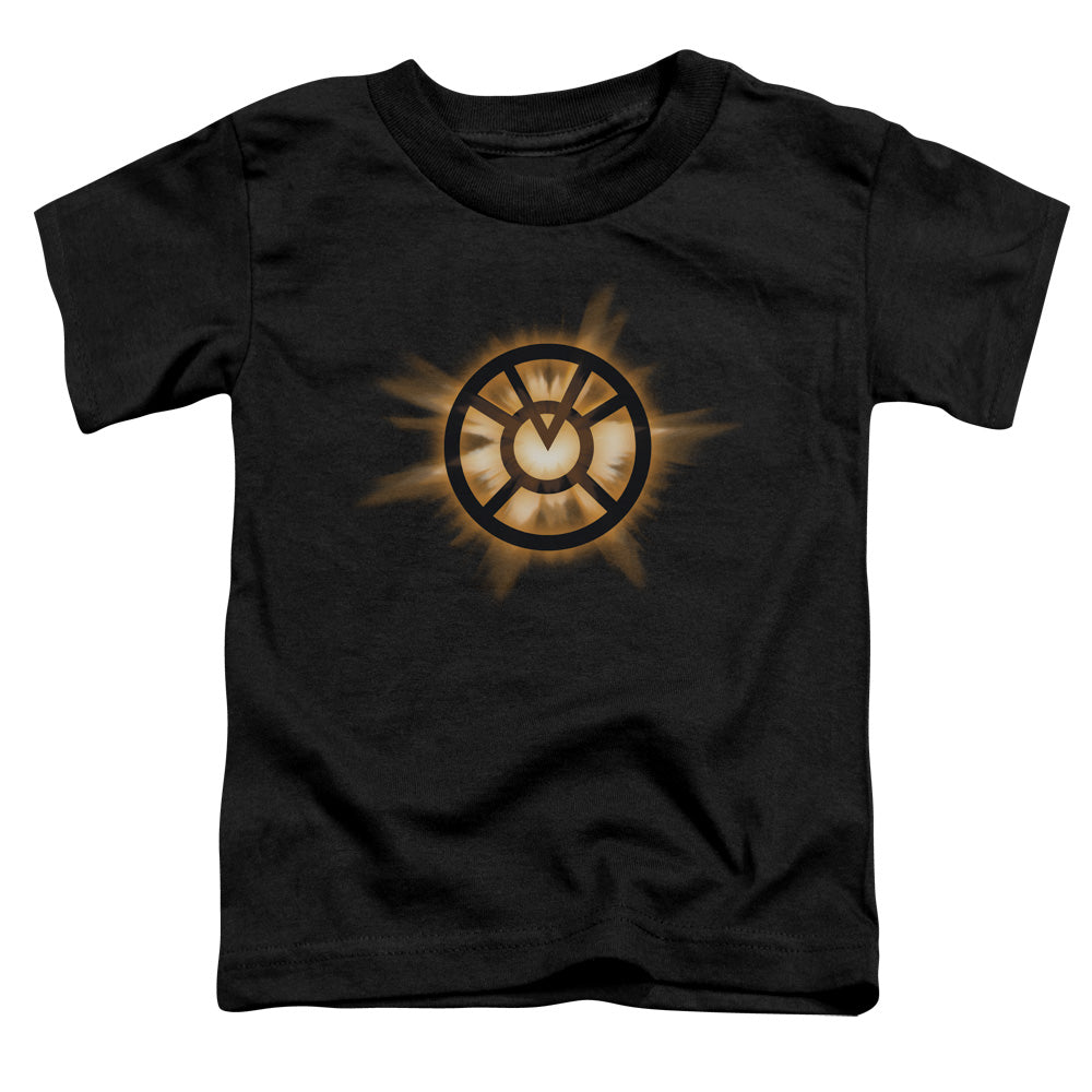 Green Lantern - Orange Glow - Short Sleeve Toddler Tee - Black T-shirt