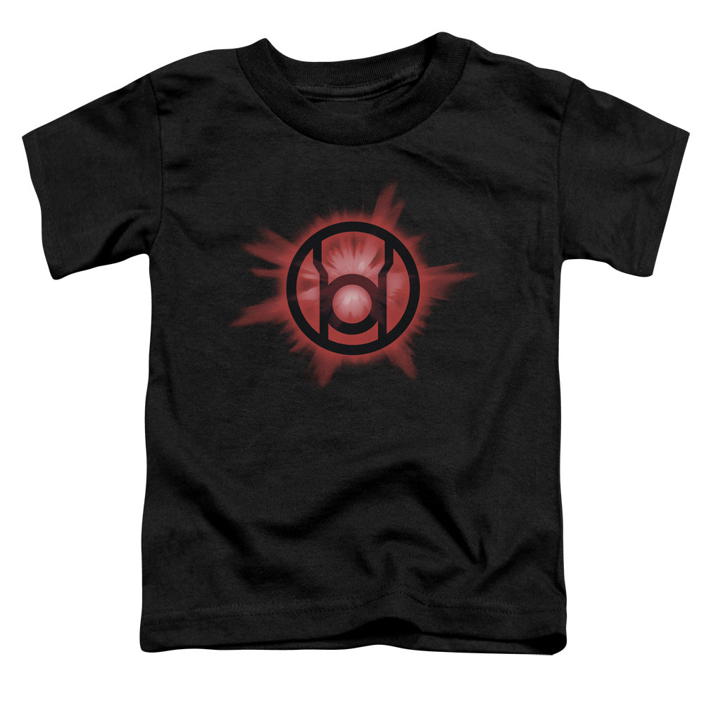 Green Lantern - Red Glow - Short Sleeve Toddler Tee - Black T-shirt