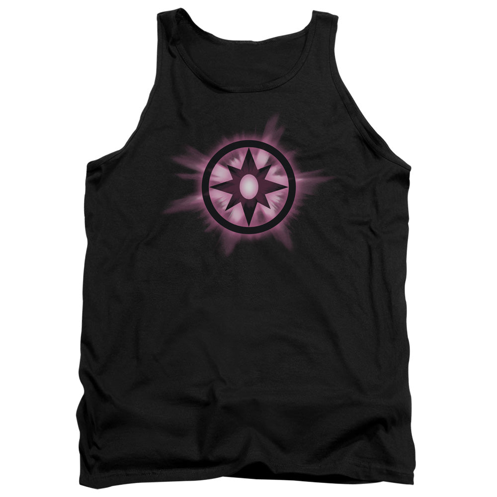 Green Lantern - Sapphire Glow - Adult Tank - Black