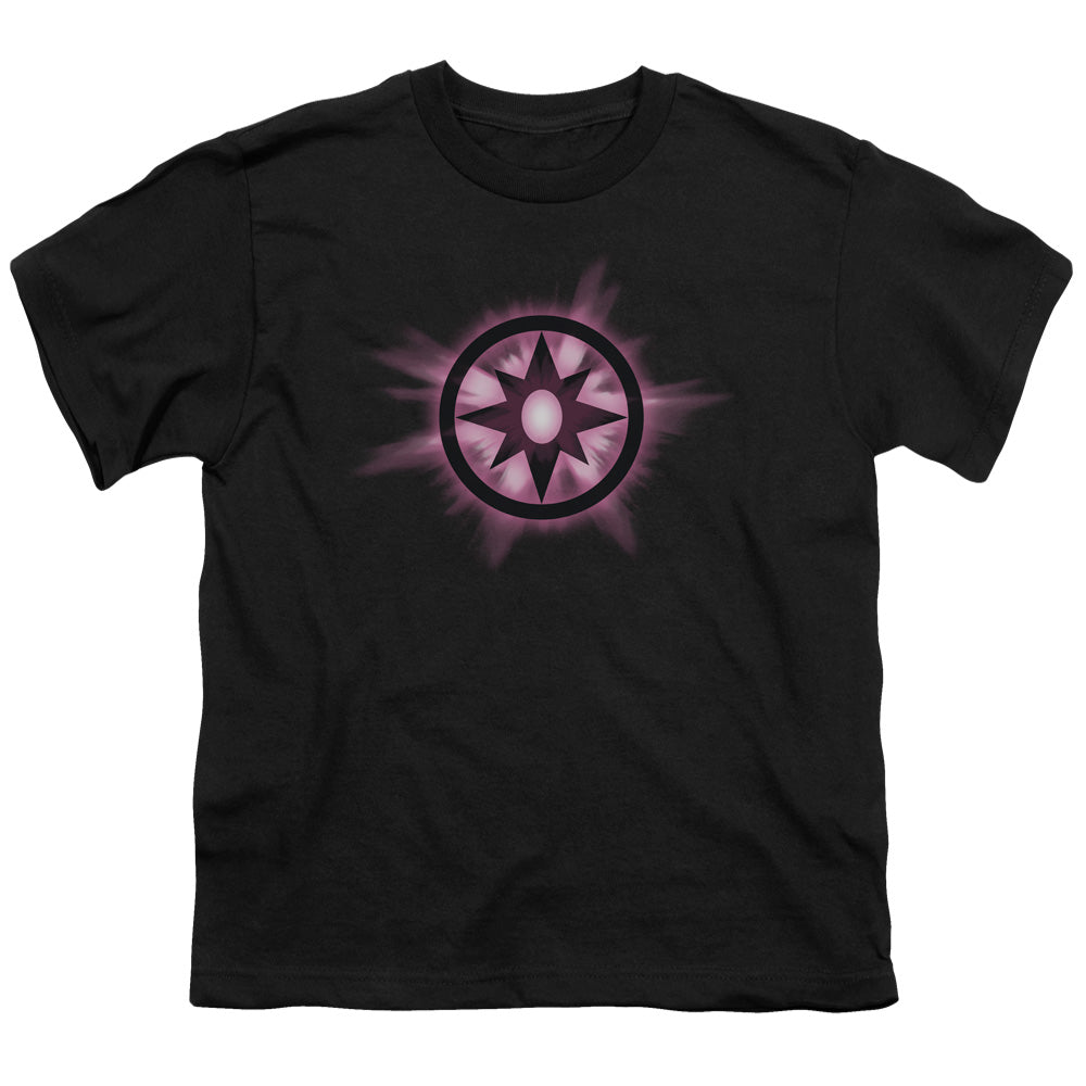 Green Lantern - Sapphire Glow - Short Sleeve Youth 18/1 - Black T-shirt