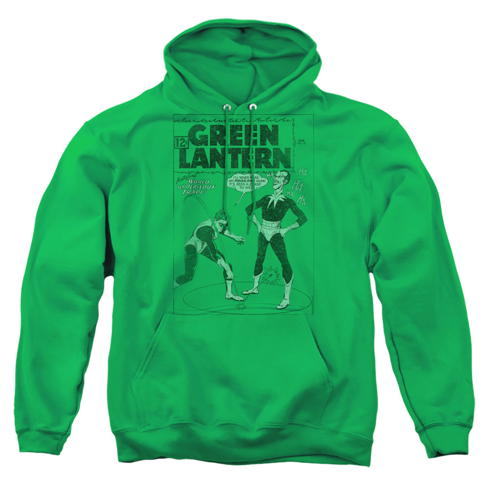 Green Lantern - Perilous Traps - Adult Pull-over Hoodie - Kelly Green