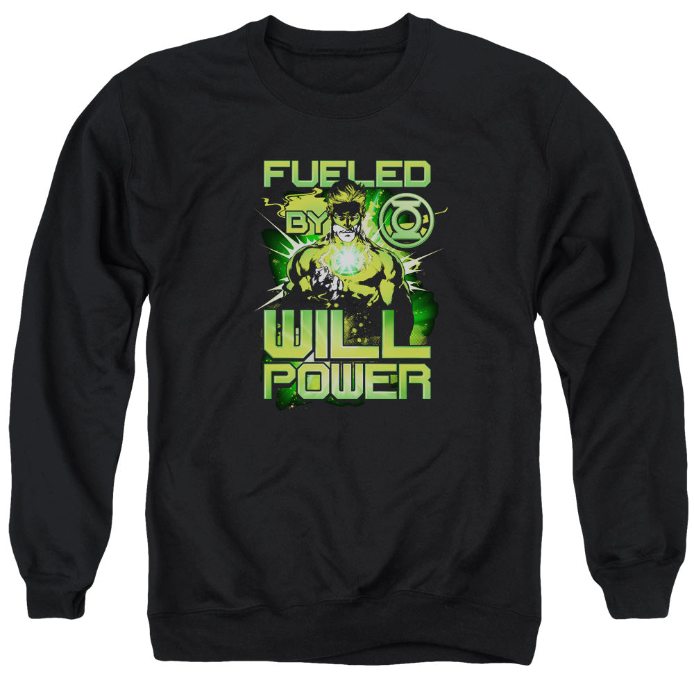 Green Lantern - Fueled - Adult Crewneck Sweatshirt - Black
