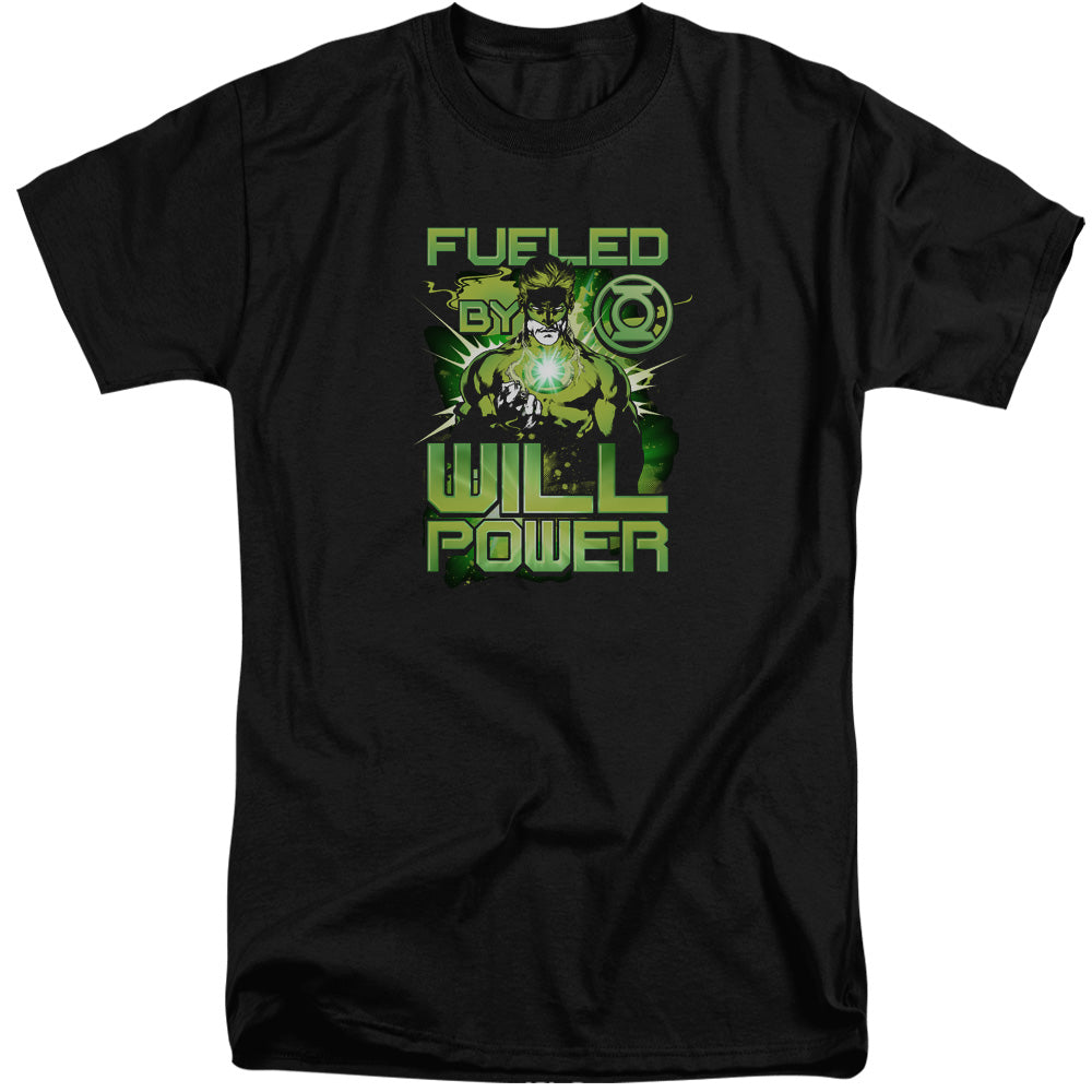 Green Lantern - Fueled - Short Sleeve Adult Tall - Black T-shirt