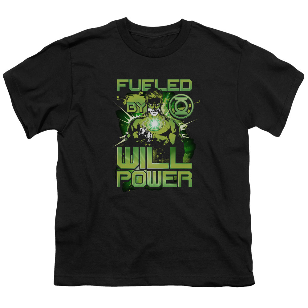 Green Lantern - Fueled - Short Sleeve Youth 18/1 - Black T-shirt