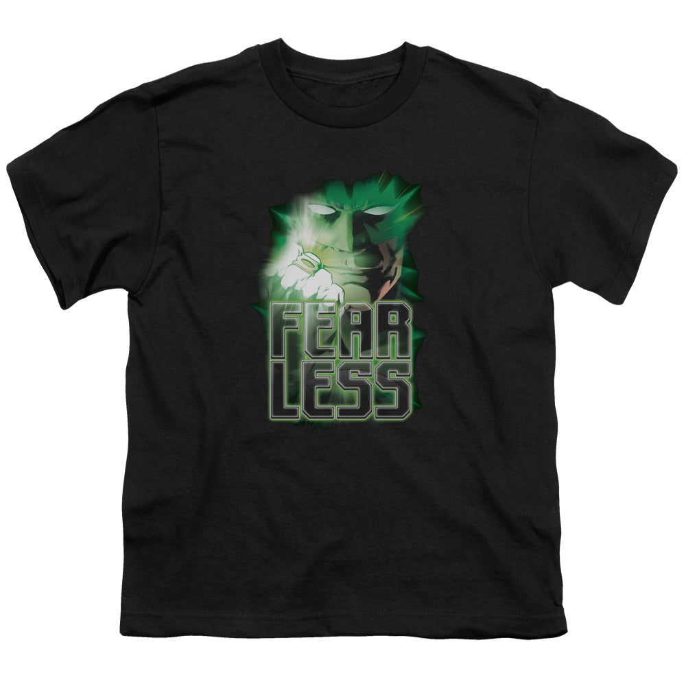 Green Lantern - Fearless - Short Sleeve Youth 18/1 - Black T-shirt