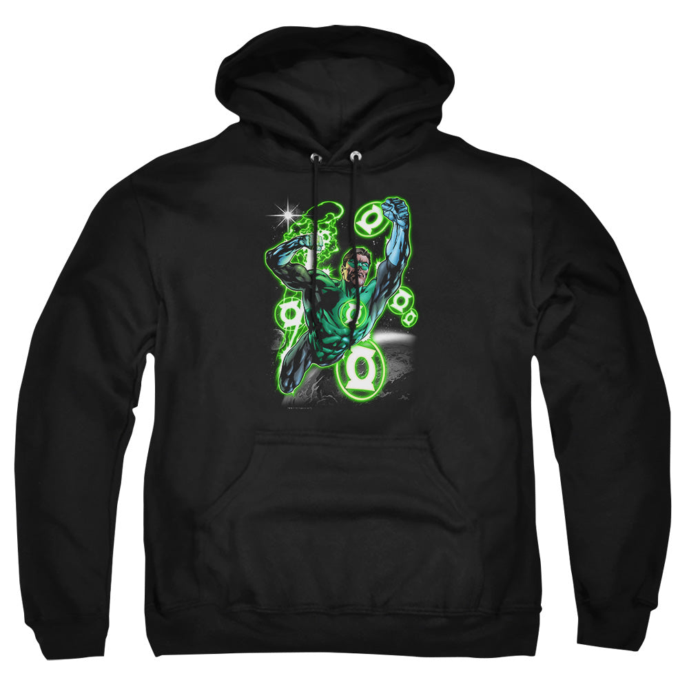 Green Lantern - Earth Sector - Adult Pull-over Hoodie - Black