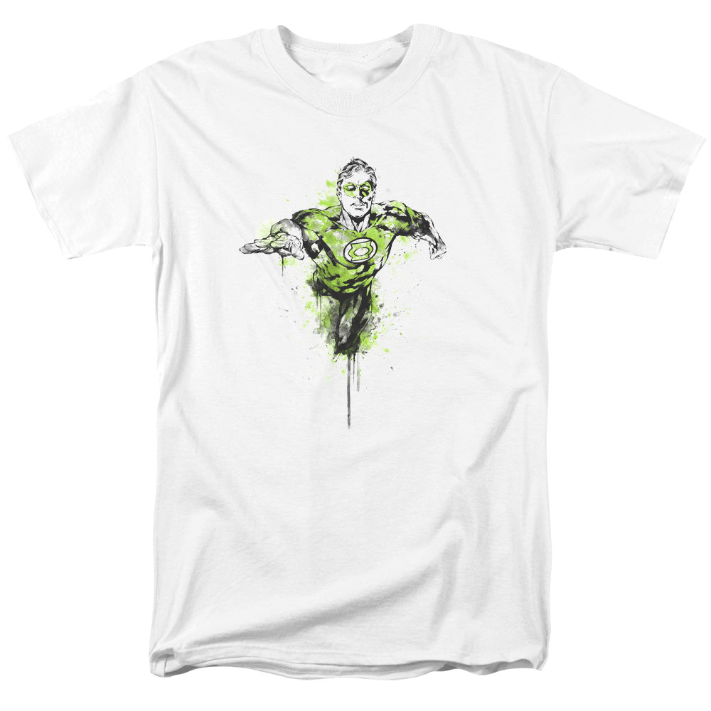 Green Lantern - Inked - Short Sleeve Adult 18/1 - White T-shirt