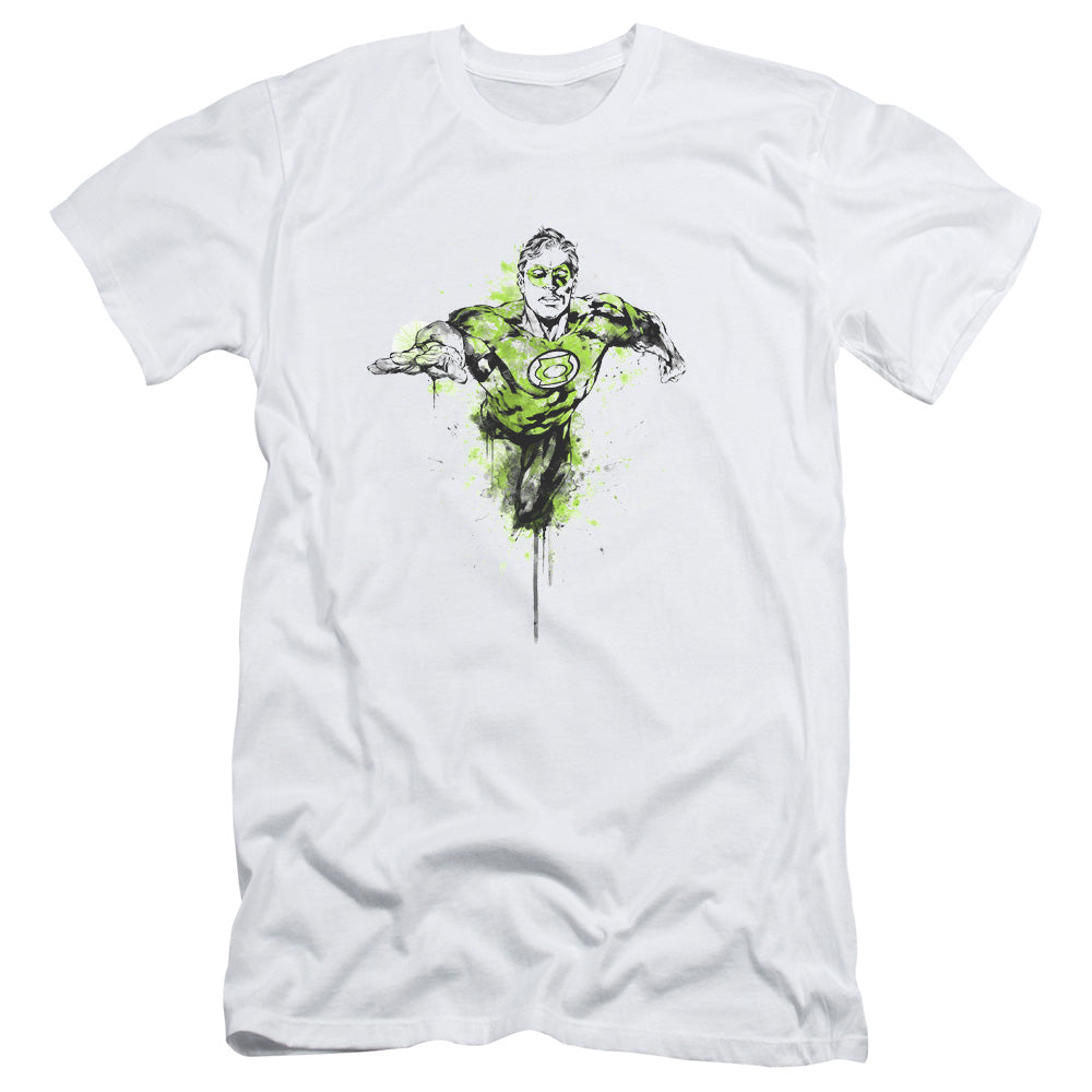 Green Lantern - Inked - Short Sleeve Adult 30/1 - White T-shirt
