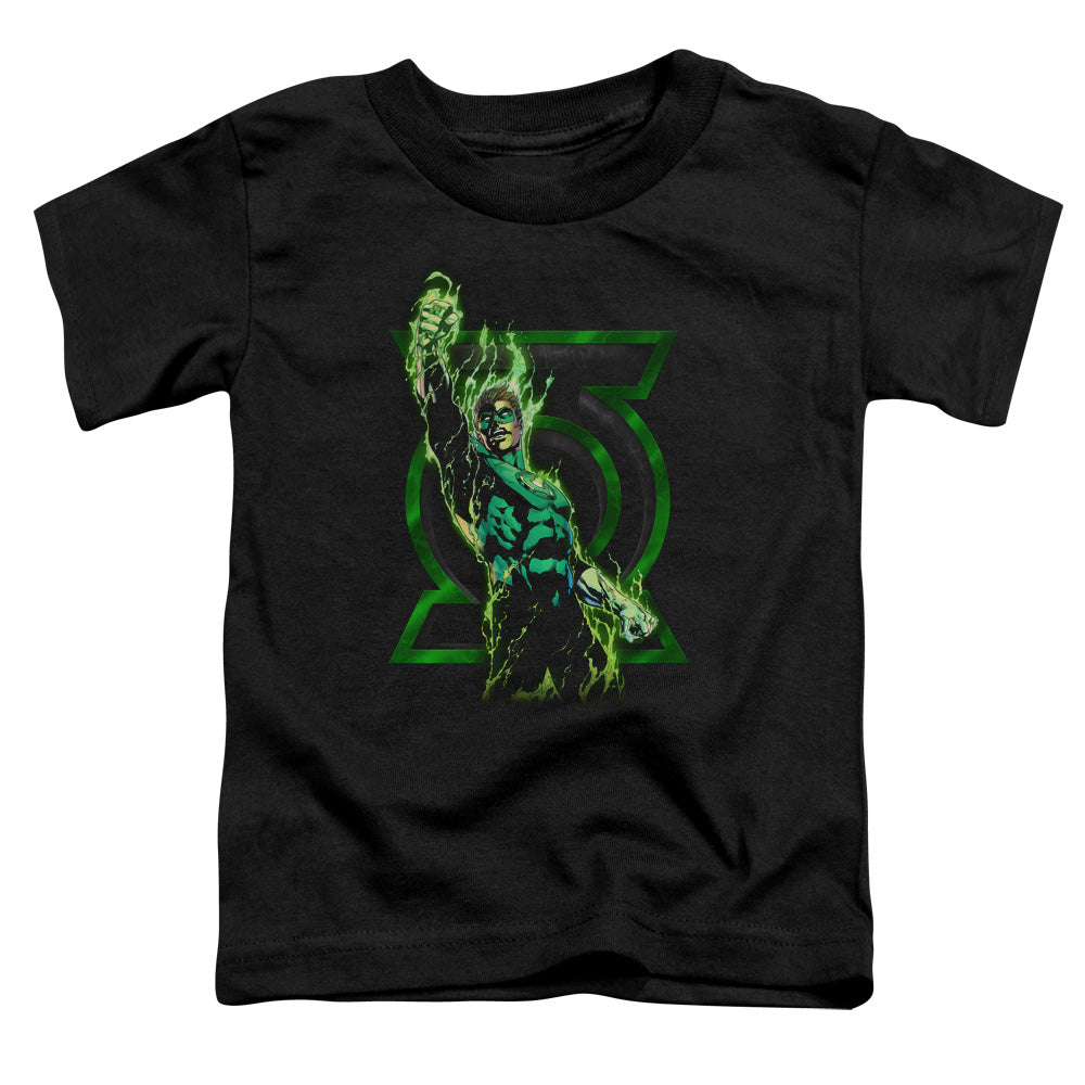 Green Lantern - Fully Charged - Short Sleeve Toddler Tee - Black T-shirt