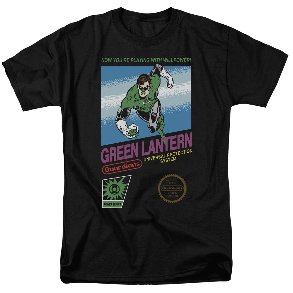 Green Lantern - Box Art - Short Sleeve Adult 18/1 - Black T-shirt