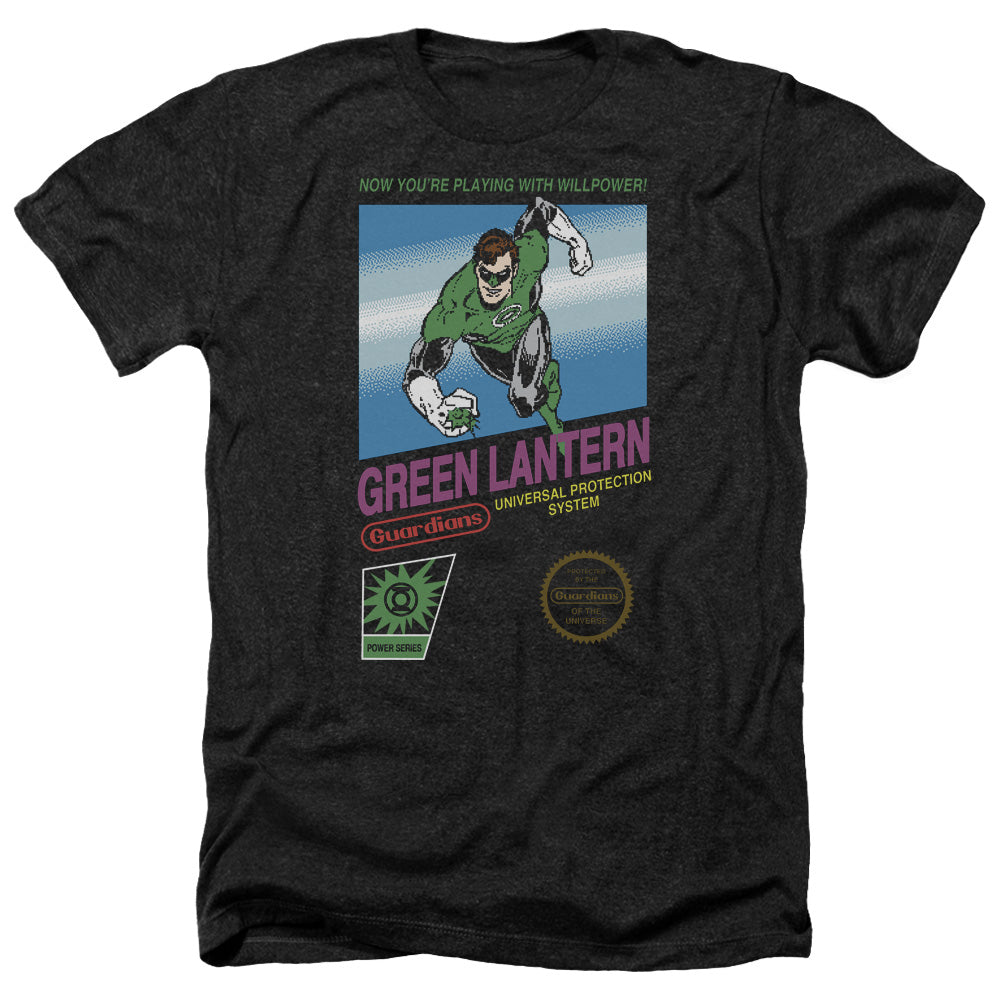 Green Lantern - Box Art - Adult Heather-black