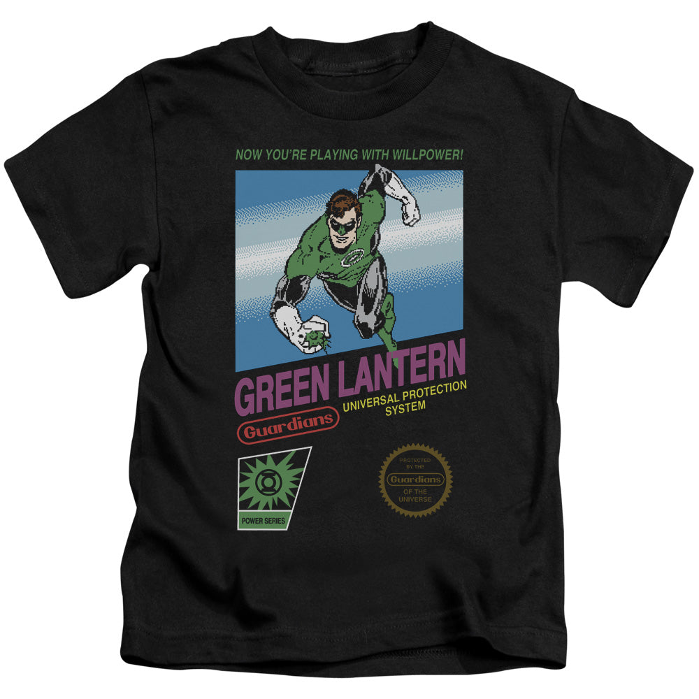 GREEN LANTERN BOX ART - S/S JUVENILE 18/1 - BLACK - T-Shirt