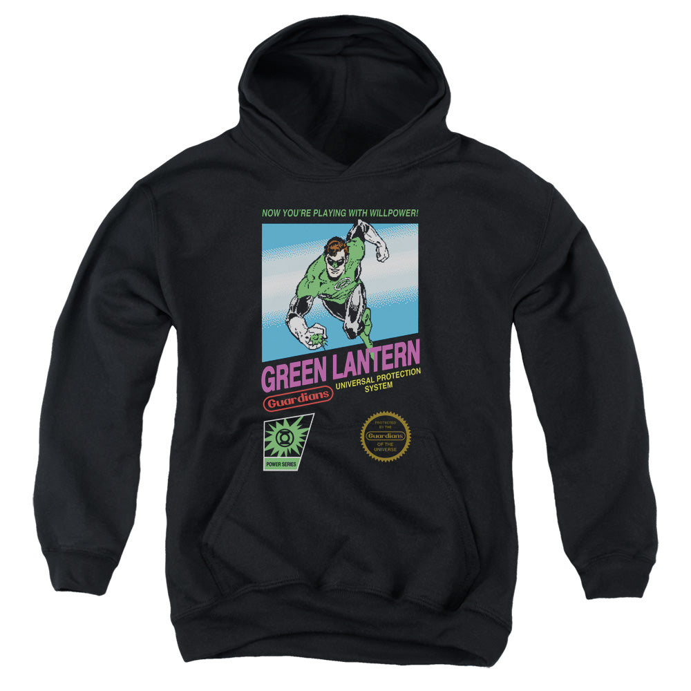 Green Lantern - Box Art - Youth Pull-over Hoodie - Black
