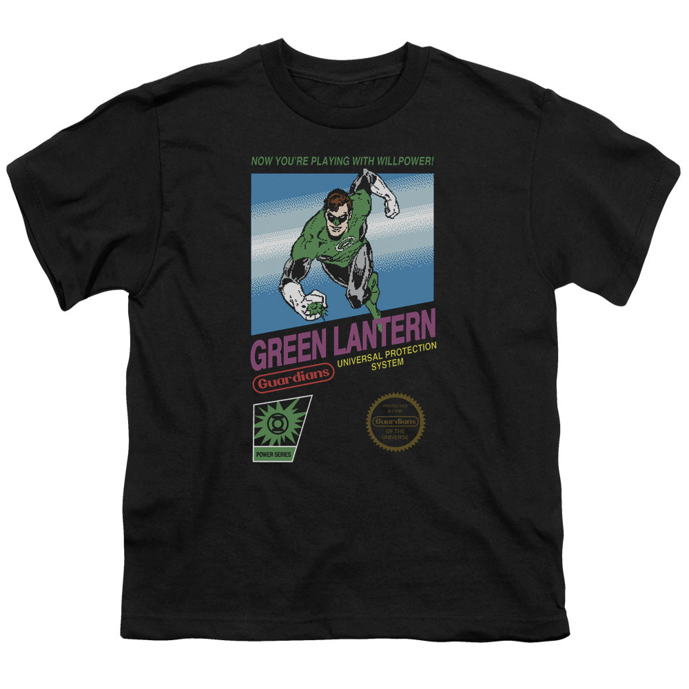 Green Lantern - Box Art - Short Sleeve Youth 18/1 - Black T-shirt