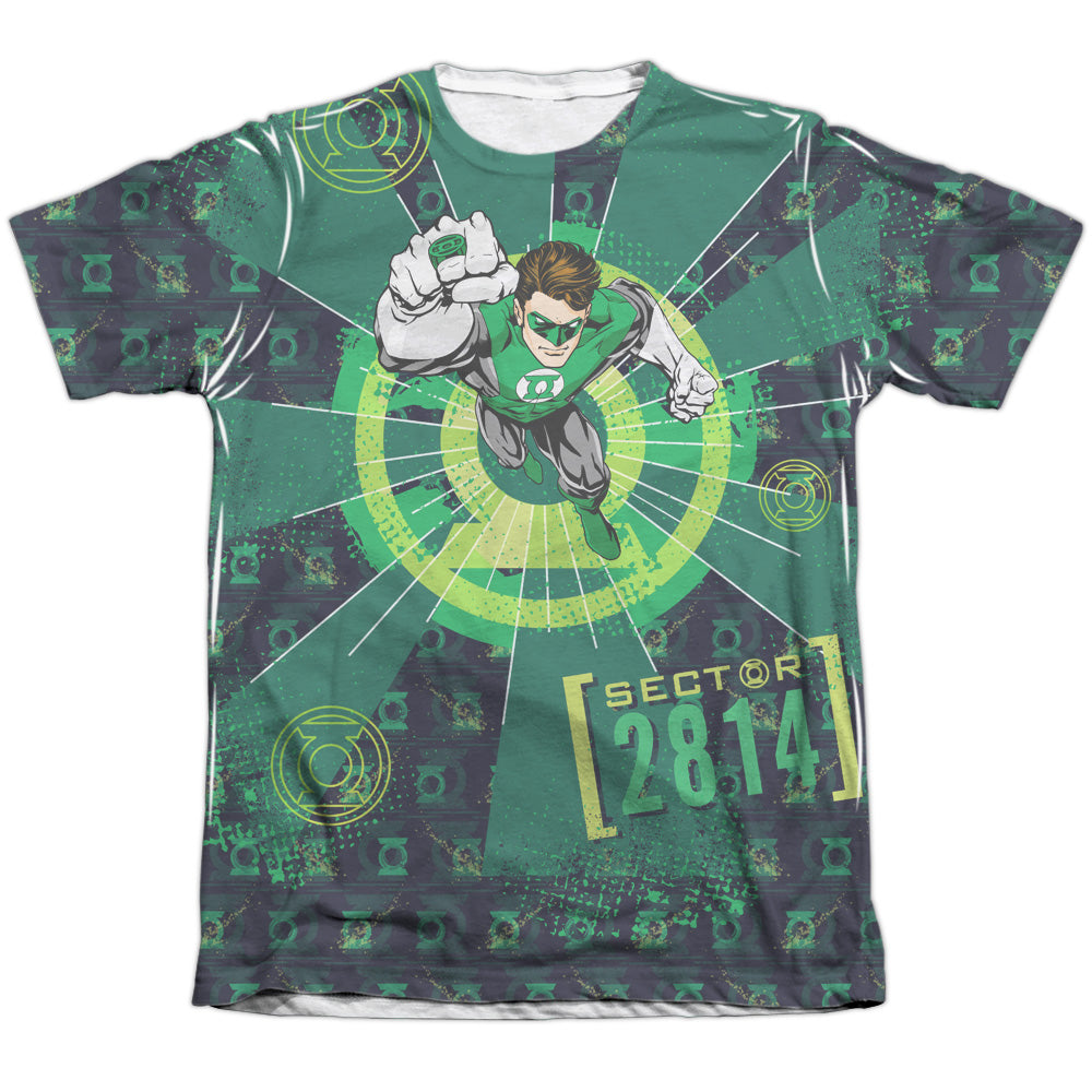 Green Lantern - Sector 2814 - Adult Poly/cotton Short Sleeve Tee - White T-shirt