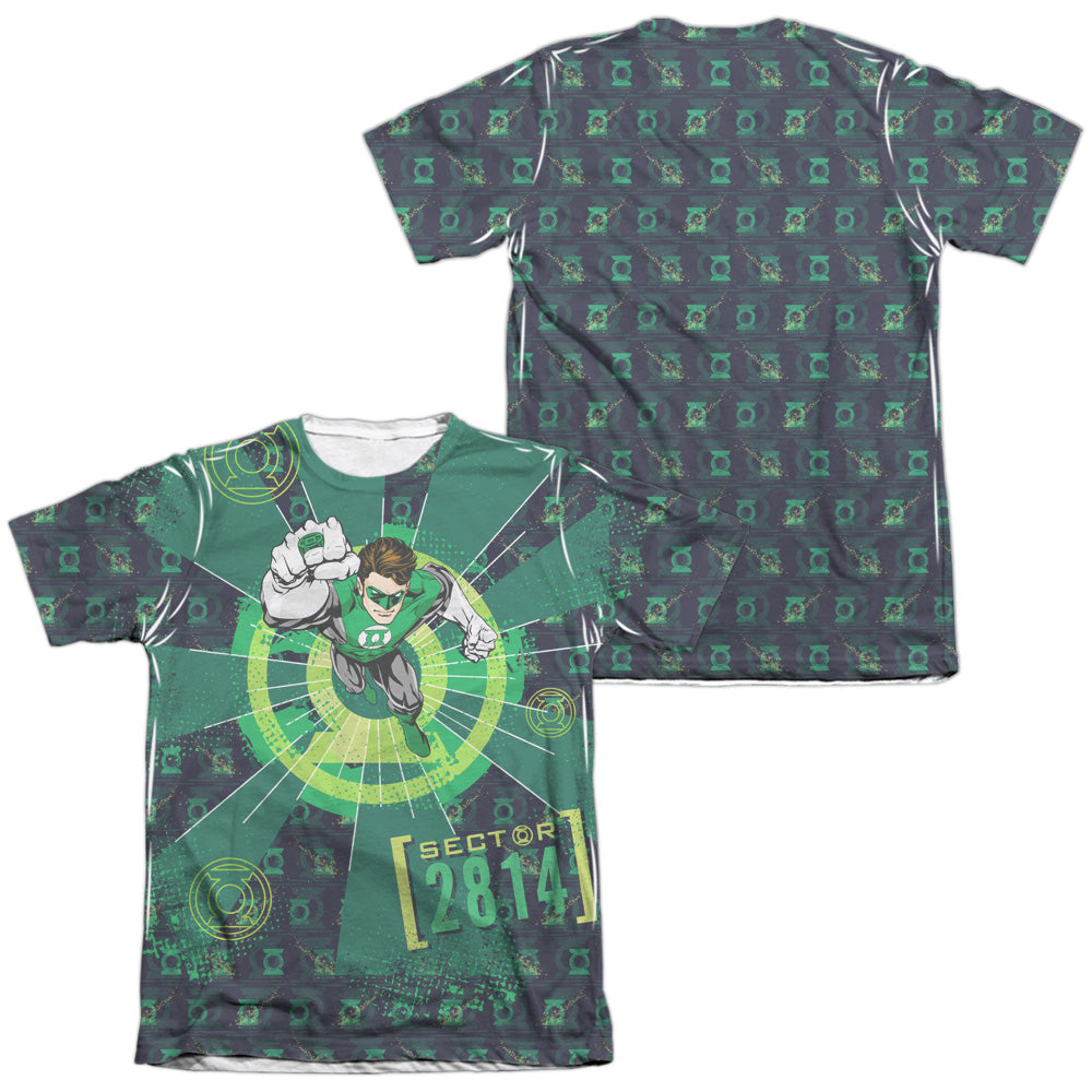 Green Lantern - Sector 2814 - Adult Poly/cotton Short Sleeve Tee - White T-shirt