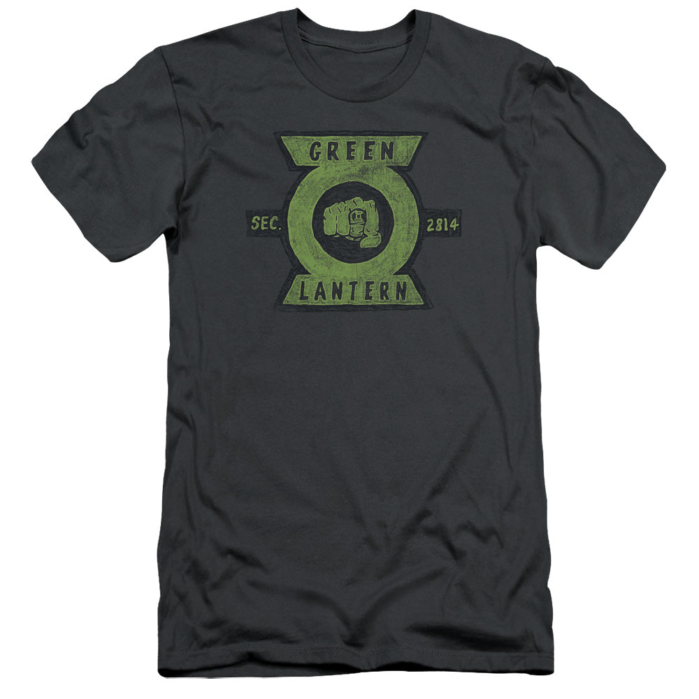 Green Lantern - Section - Short Sleeve Adult 30/1 - Charcoal T-shirt
