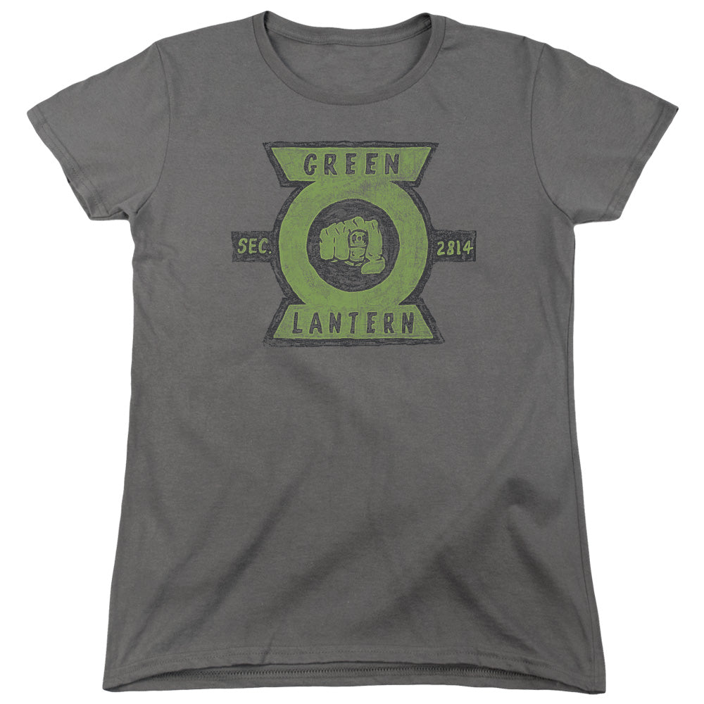 Green Lantern - Section - Short Sleeve Womens Tee - Charcoal T-shirt