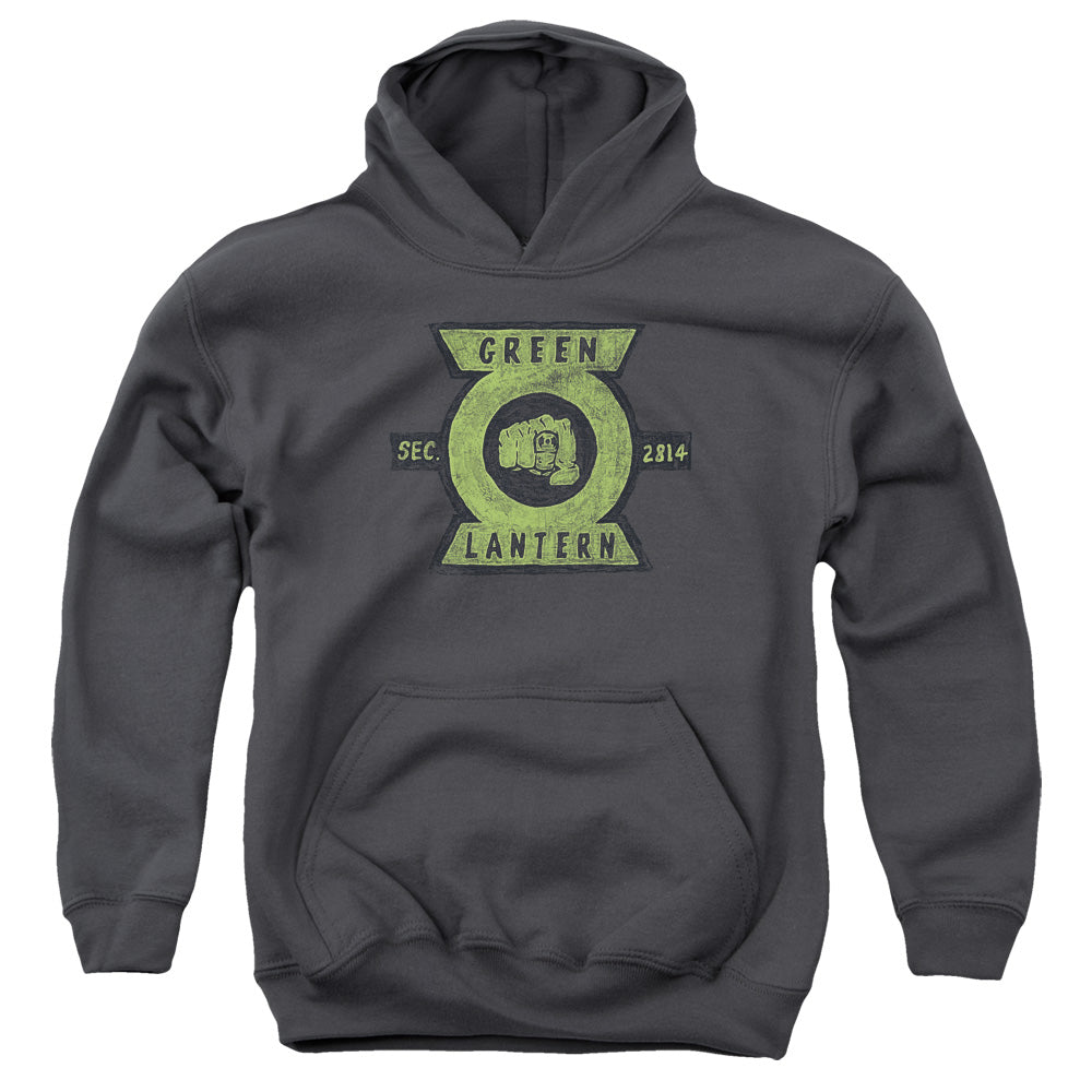Green Lantern - Section - Youth Pull-over Hoodie - Charcoal