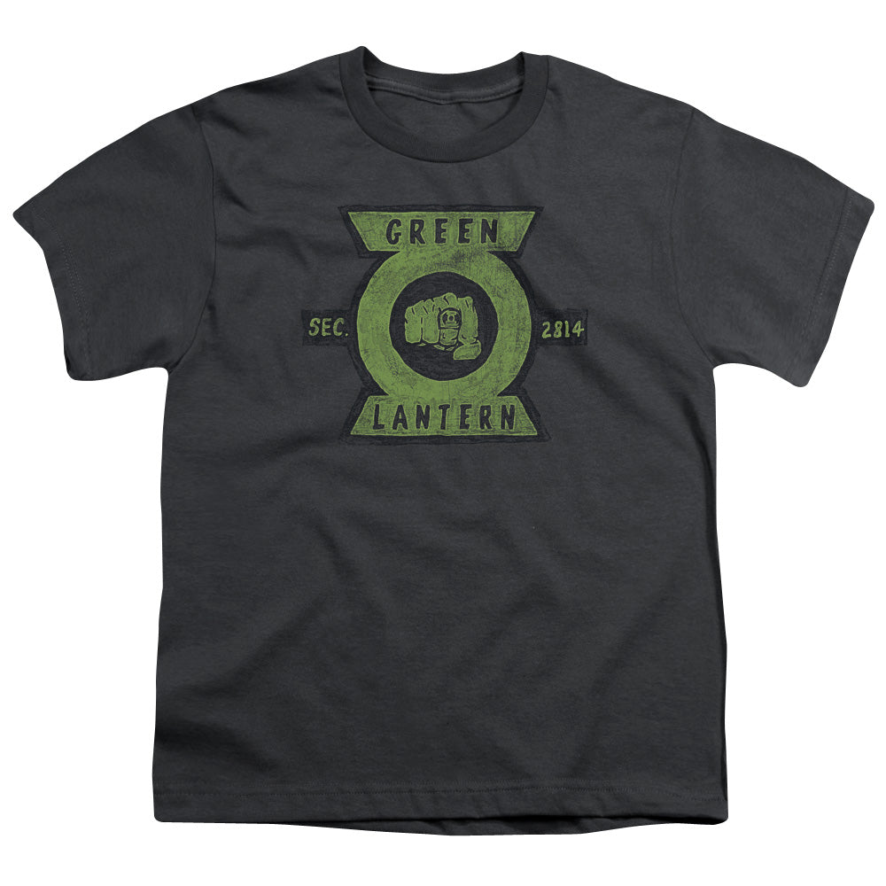 Green Lantern - Section - Short Sleeve Youth 18/1 - Charcoal T-shirt