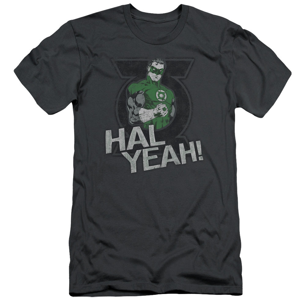 Green Lantern - Hal Yeah - Short Sleeve Adult 30/1 - Charcoal T-shirt