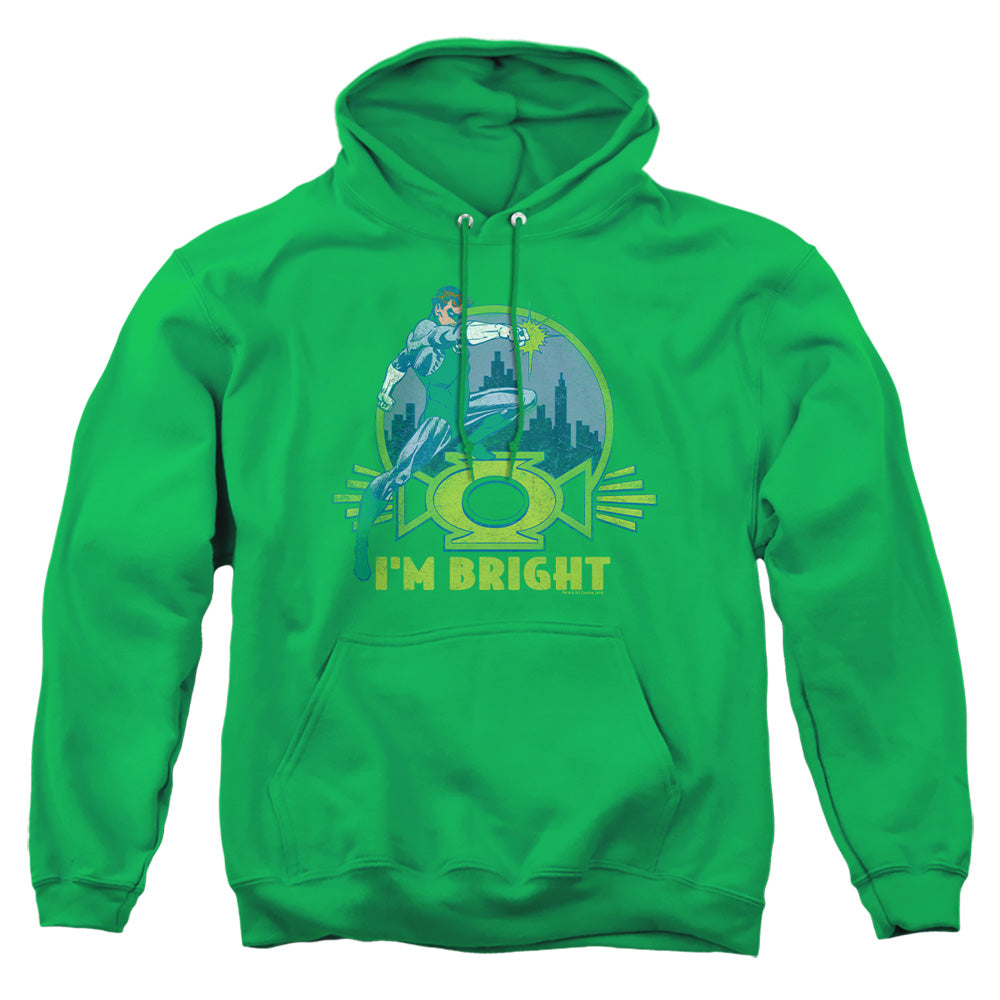 Green Lantern - Im Bright - Adult Pull-over Hoodie - Kelly Green