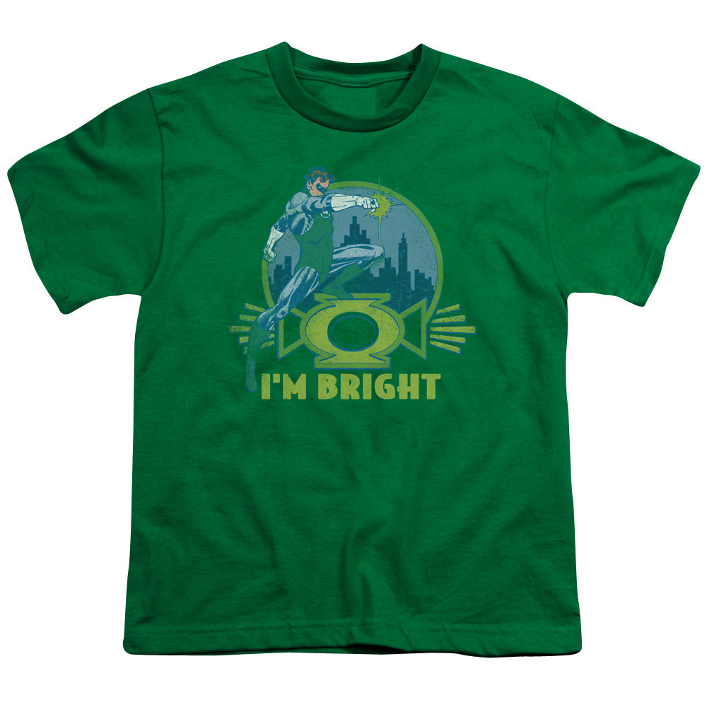 Green Lantern - Im Bright - Short Sleeve Youth 18/1 - Kelly Green T-shirt