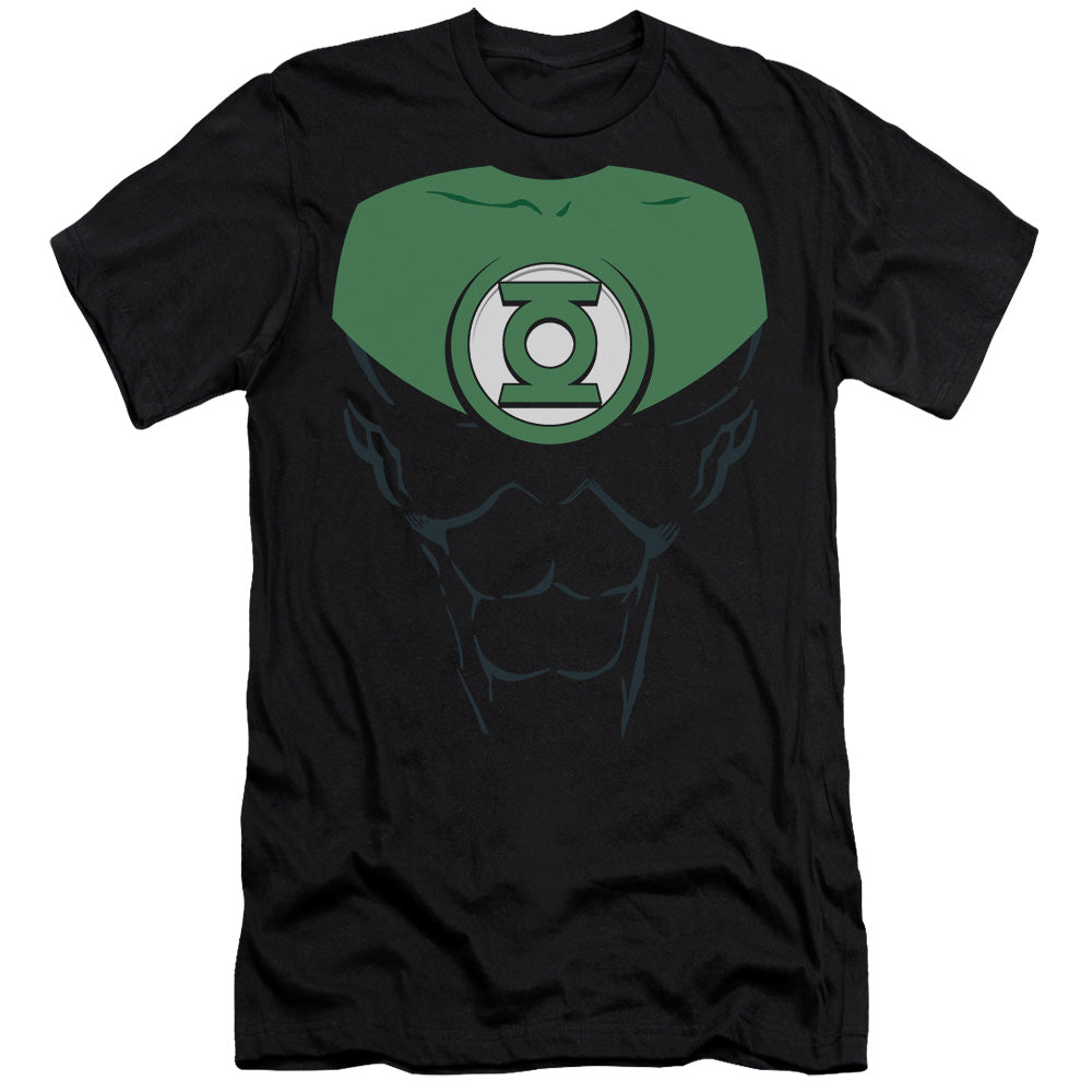 Green Lantern - Jon Stewart - Short Sleeve Adult 30/1 - Black T-shirt