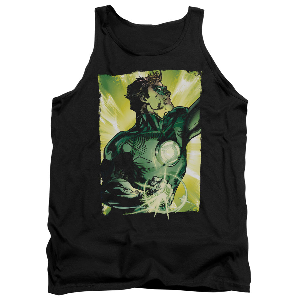 Green Lantern - Up Up - Adult Tank - Black