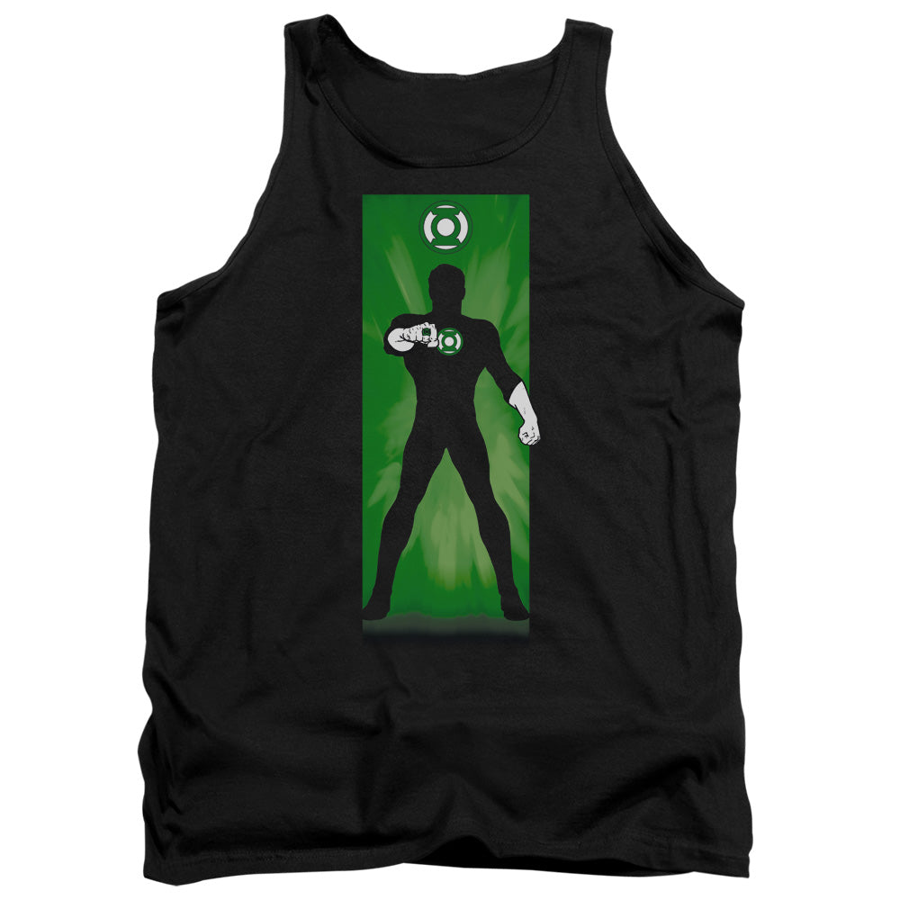 Dc - Green Lantern Block - Adult Tank - Black