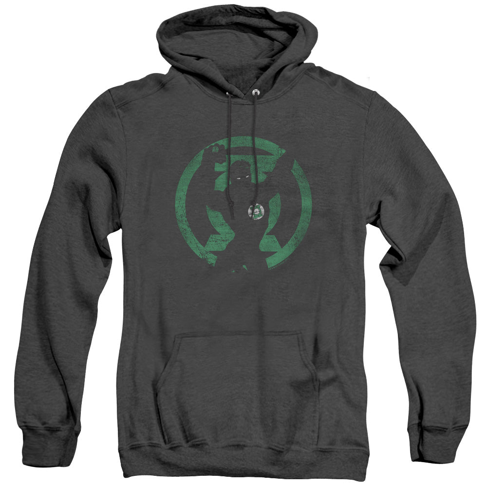 Dc - Gl Symbol Knockout - Adult Heather Hoodie - Black