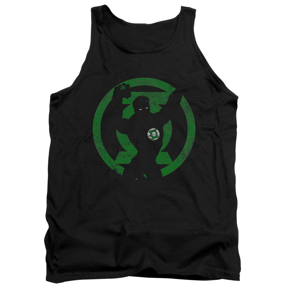 Dc - Gl Symbol Knockout - Adult Tank - Black