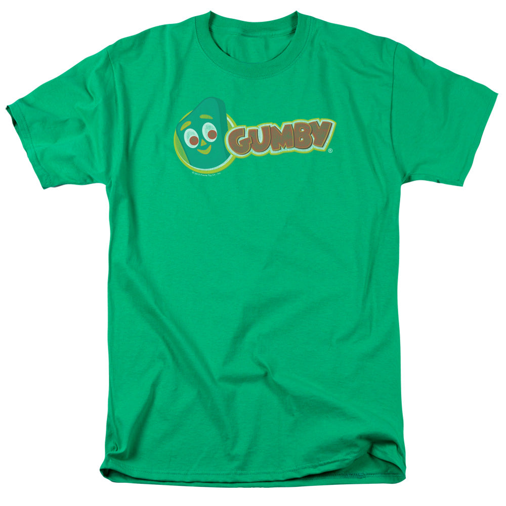 Gumby - Logo - Short Sleeve Adult 18/1 - Kelly Green T-shirt