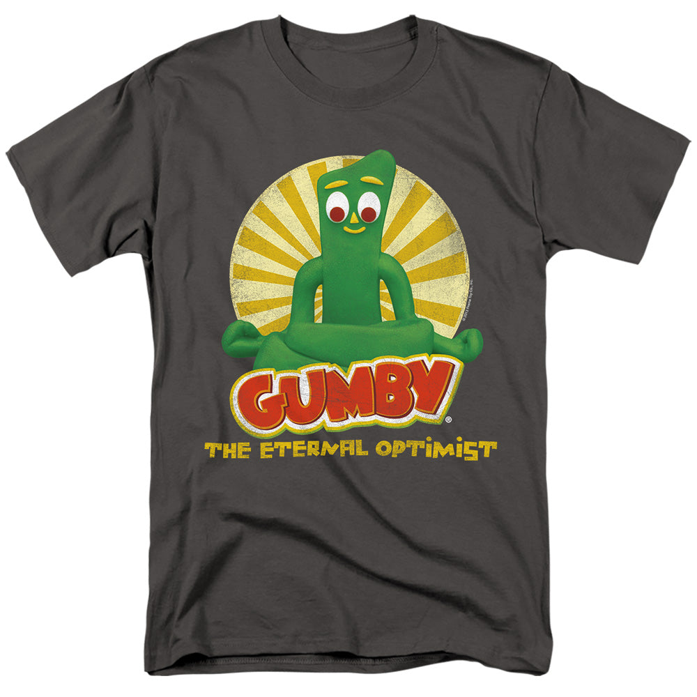 Gumby - Optimist - Short Sleeve Adult 18/1 - Charcoal T-shirt