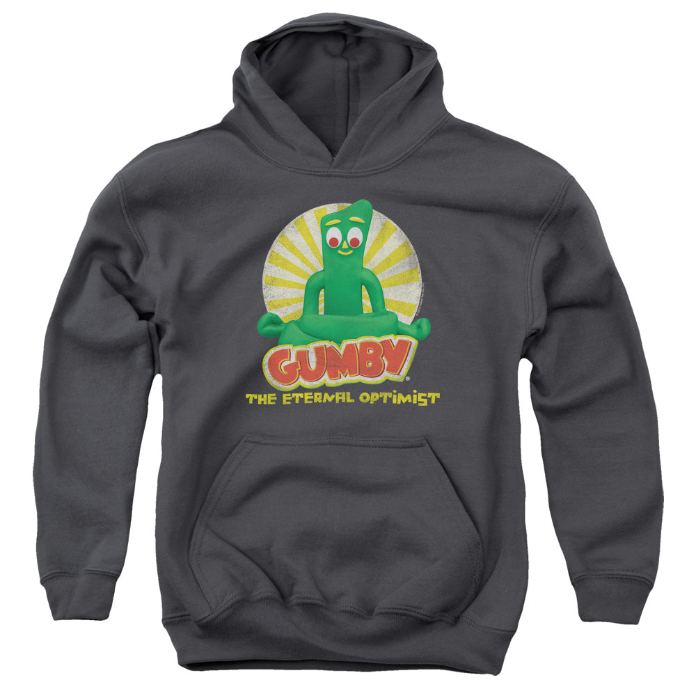 Gumby - Optimist - Youth Pull-over Hoodie - Charcoal