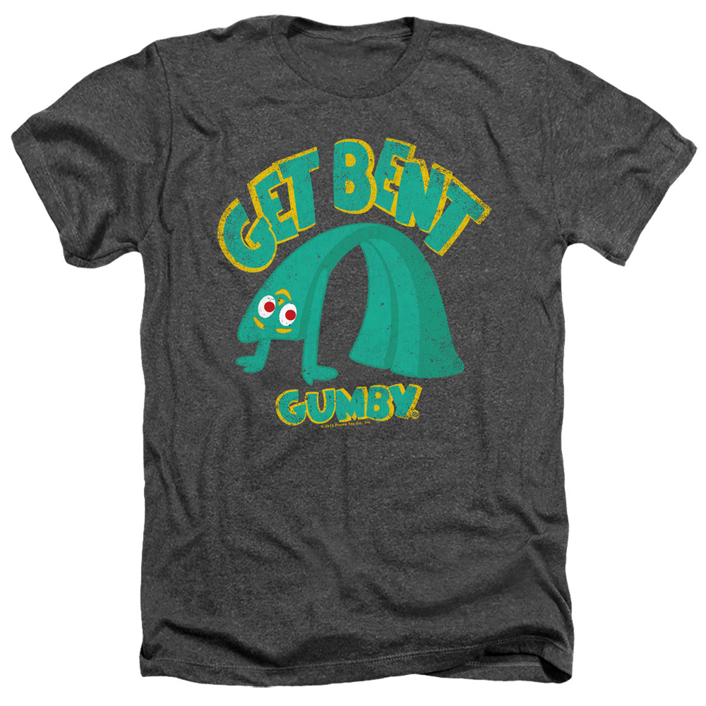 Gumby - Get Bent - Adult Heather - Charcoal