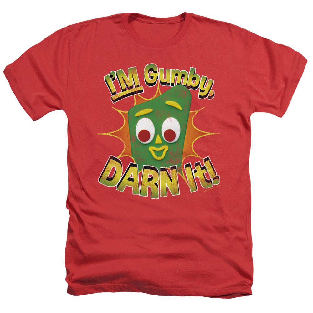 Gumby - Darn It - Adult Heather - Red