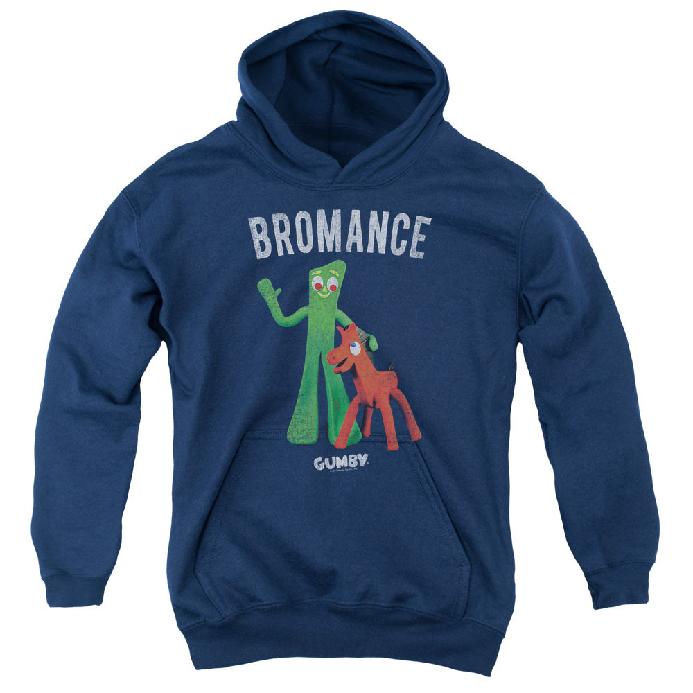 Gumby - Bromance - Youth Pull-over Hoodie - Navy