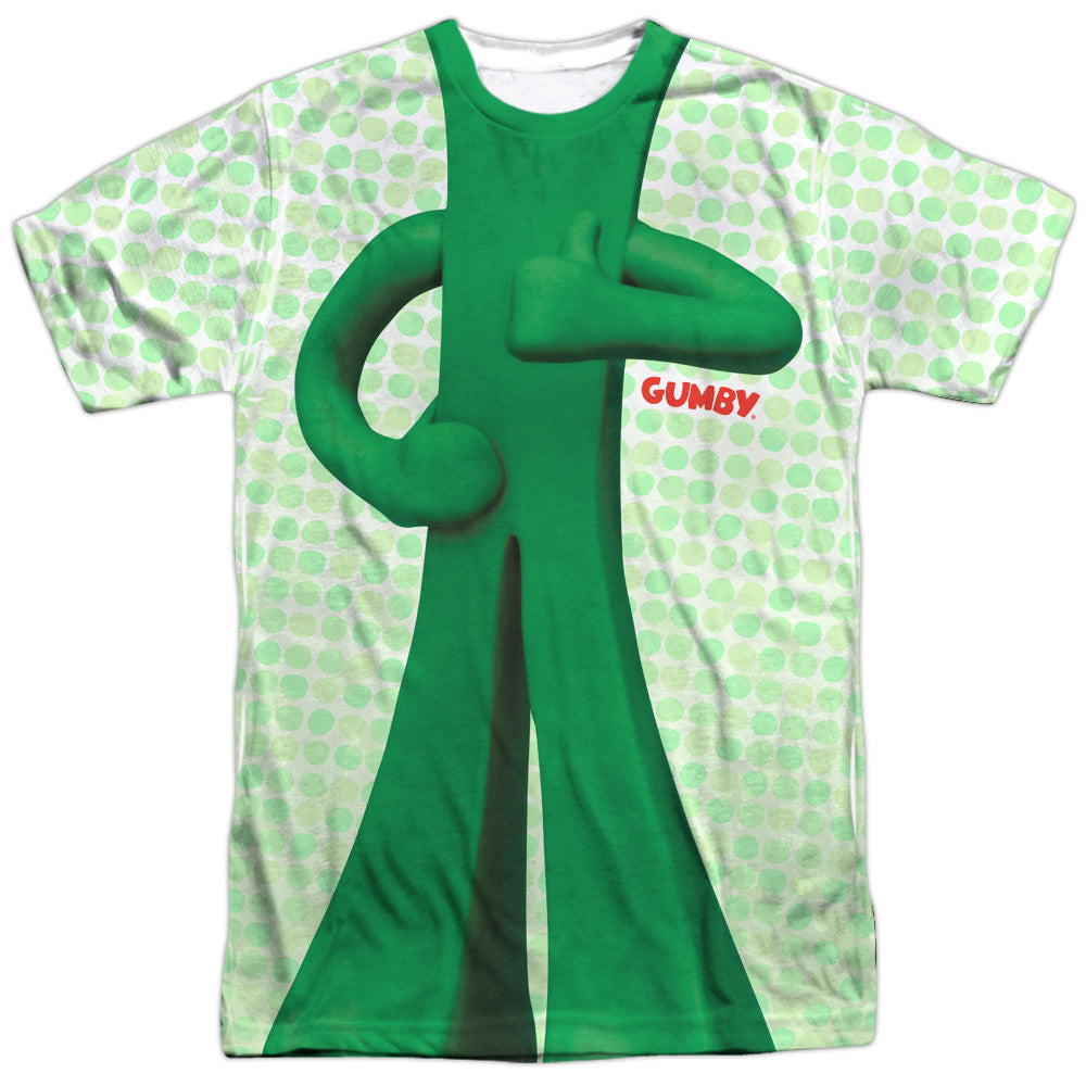 Gumby - Gumb Me Sub - Short Sleeve Adult Poly Crew - White T-shirt