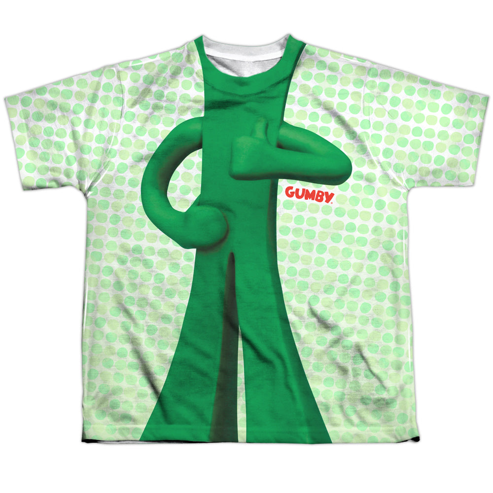 Gumby - Gumb Me Sub - Short Sleeve Youth Poly Crew - White T-shirt