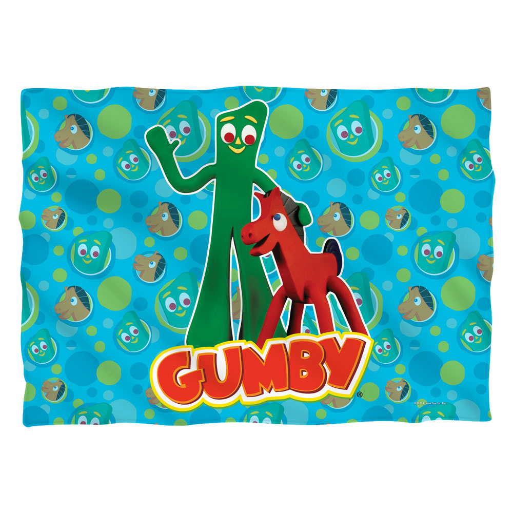 Gumby - Best Friends - Pillow Case - White
