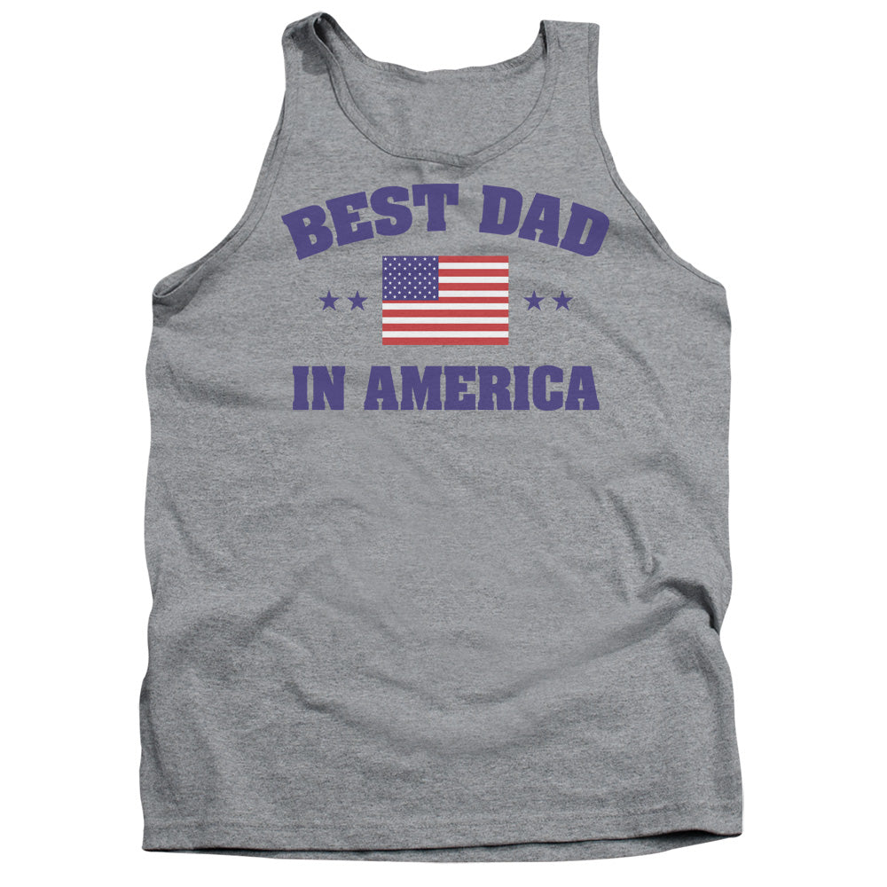 Best Dad - Adult Tank - Athletic Heather
