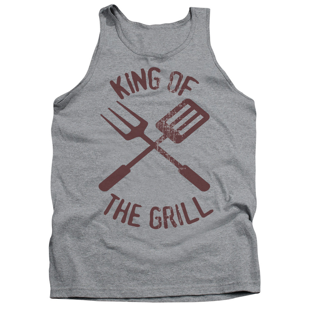 King Of The Grill - Adult Tank - Athletic Heather