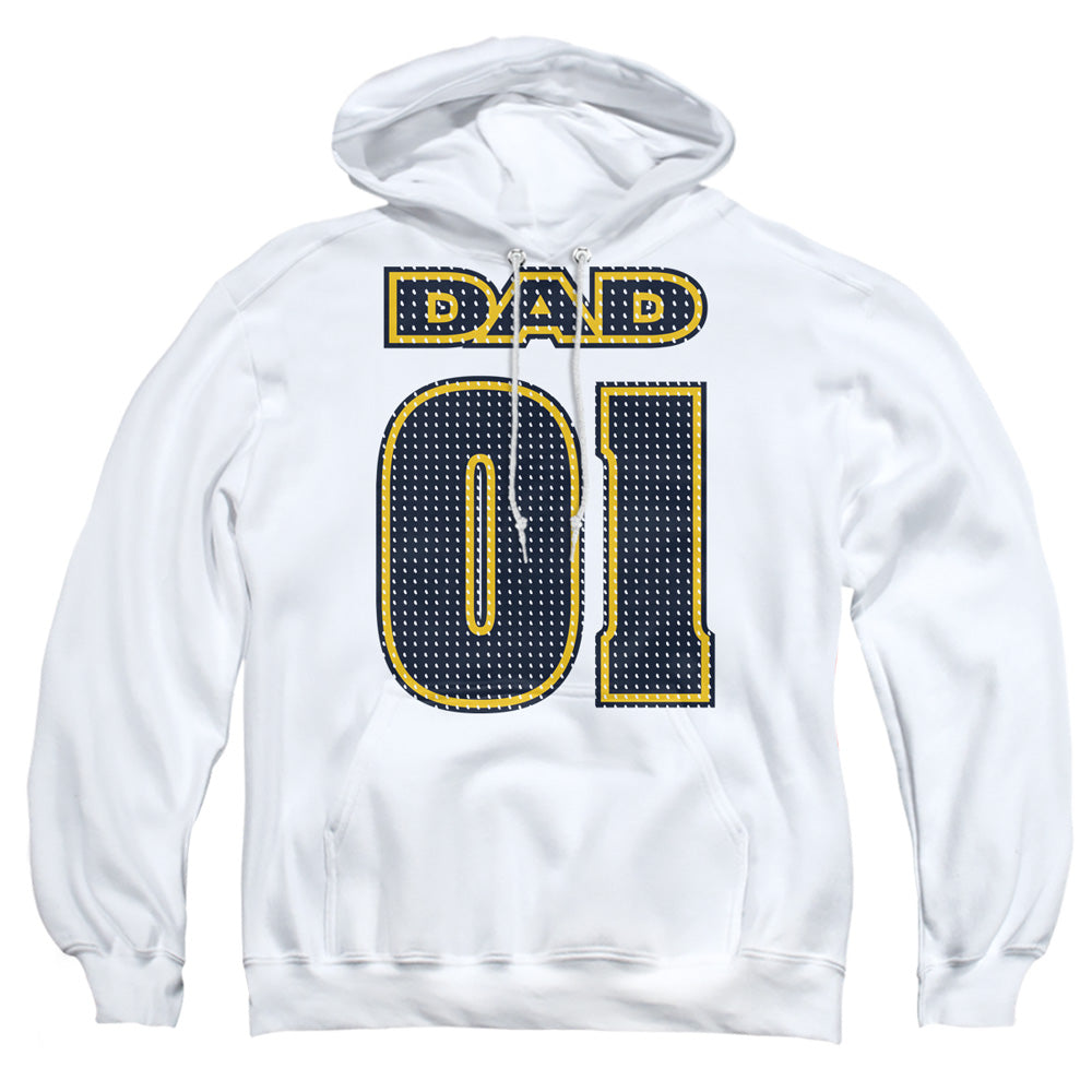 Dad Jersey - Adult Pull-over Hoodie - White