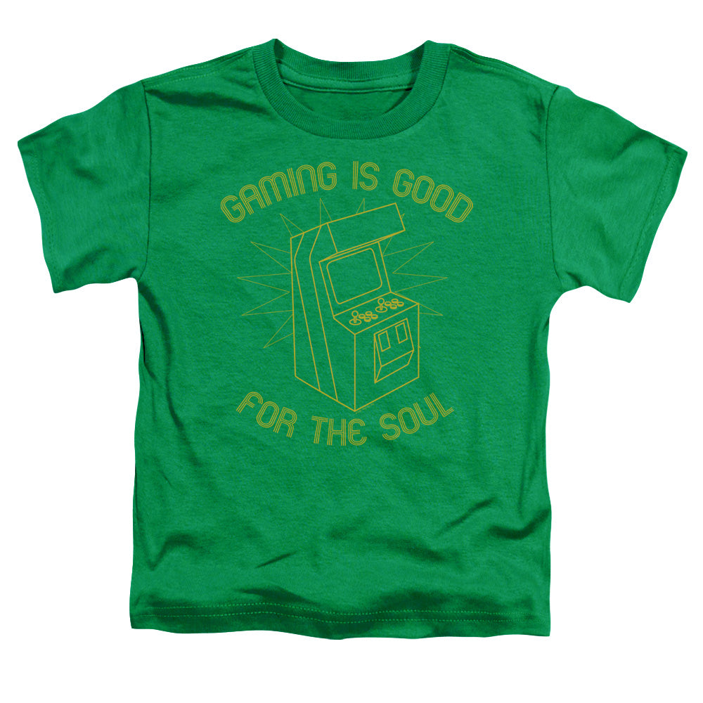 Gaming For The Soul - Short Sleeve Toddler Tee - Kelly Green T-shirt