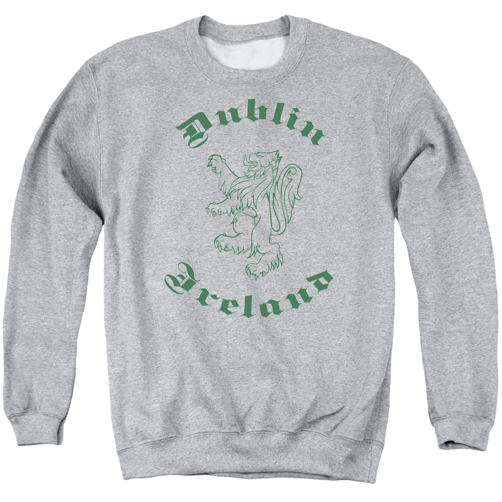 Dublin Ireland - Adult Crewneck Sweatshirt - Athletic Heather