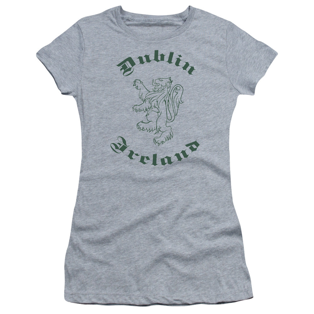 Dublin Ireland - Short Sleeve Junior Sheer - Athletic Heather T-shirt